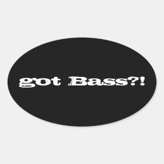 Heb je Bass? Sticker