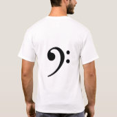 Heb je bass? t-shirt (Achterkant)