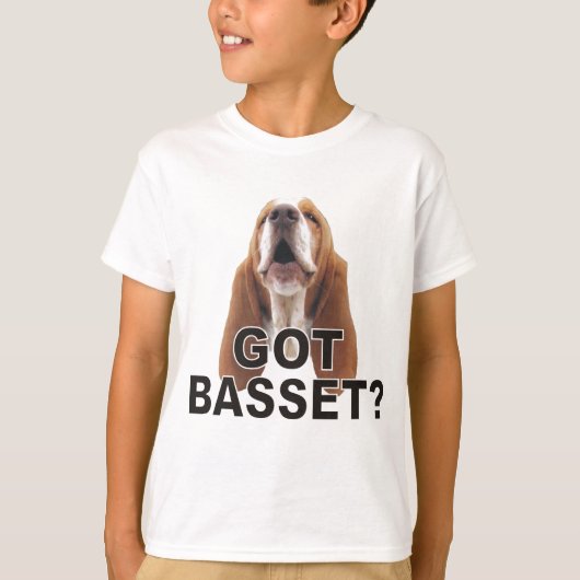 Heb je Basset? Howling Basset Hond Kinder T Shirt (Voorkant)