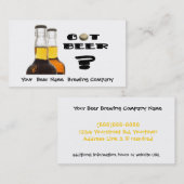 Heb je Beer? Brouwerij, bar, U-Brew Visitekaartje (Voorkant / Achterkant)