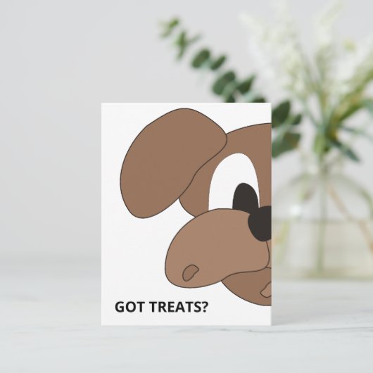 Heb je behandelingen? Verbazingwekkende hond Briefkaart (Staand voorkant)