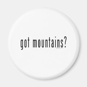 Heb je bergen? magneet