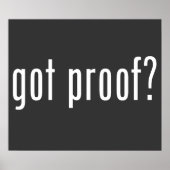 Heb je bewijs? poster (Voorkant)