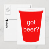 Heb je bier? briefkaart (Voorkant / Achterkant)