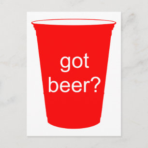Heb je bier? briefkaart