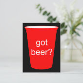 Heb je bier? briefkaart (Staand voorkant)