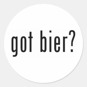 Heb je bier? ronde sticker