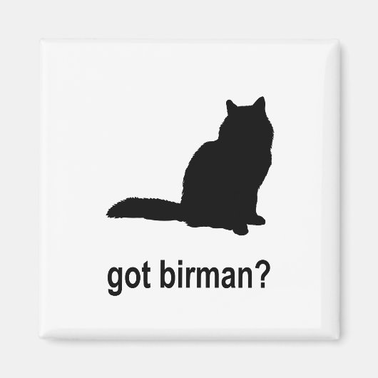 Heb je Birman? Magneet (Voorkant)
