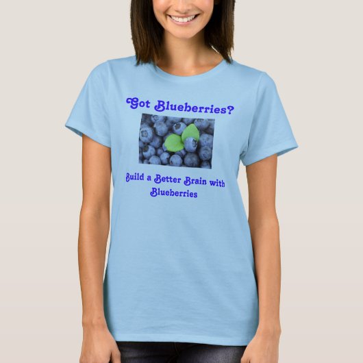 Heb je blauwe bessen? t-shirt (Voorkant)