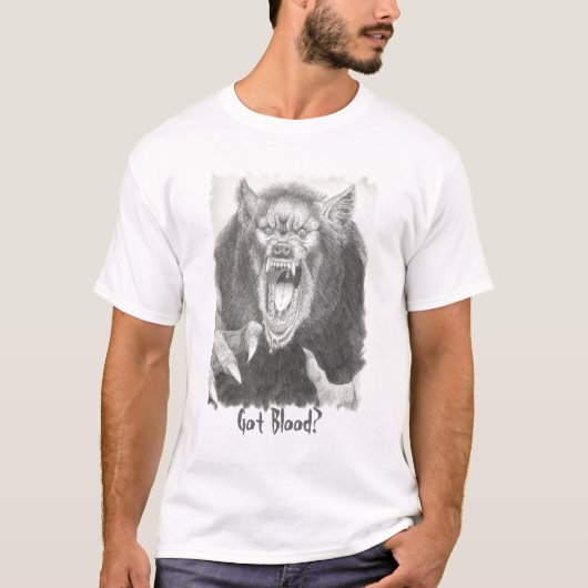 Heb je bloed? t-shirt (Voorkant)