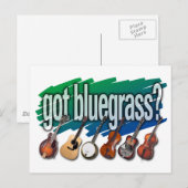 "Heb je Bluegrass?" Briefkaart (Voorkant / Achterkant)