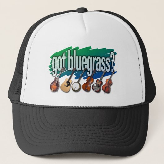 "Heb je Bluegrass?" Trucker Pet (Voorkant)