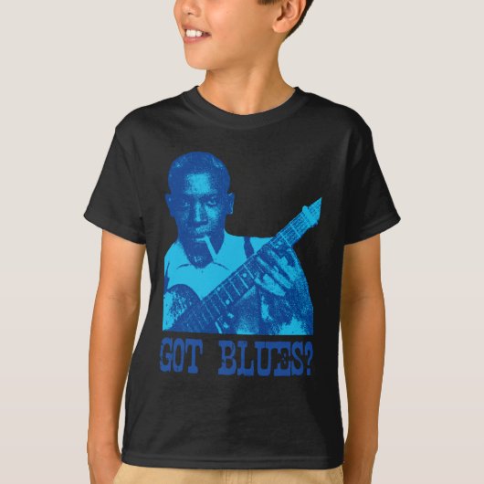 Heb je Blues? (V. Johnson) T-shirt (Voorkant)