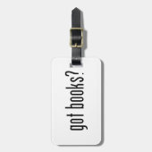 Heb je boeken? bagagelabel (Voorkant verticaal)