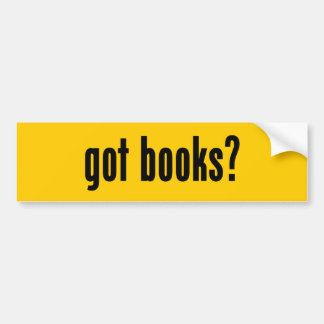 Heb je boeken? bumpersticker