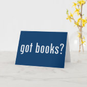 Heb je boeken? kaart (Gele Bloem)