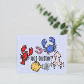 Heb je boter? Zeevruchten Briefkaart (Staand voorkant)