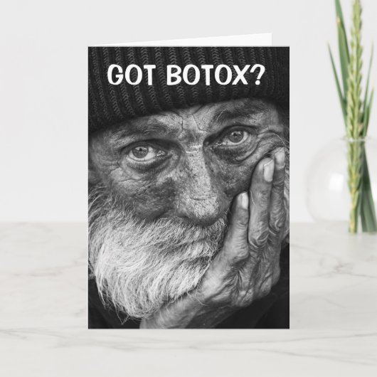 HEB JE BOTOX? Wenskaart Kaart (Voorkant)