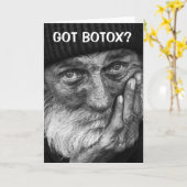 HEB JE BOTOX? Wenskaart Kaart (Gele Bloem)