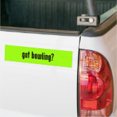 Heb je bowling? bumpersticker (Op Truck)