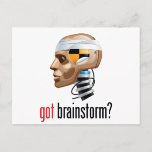 Heb je brainstorm? briefkaart