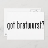 Heb je bratwurst? briefkaart (Voorkant / Achterkant)