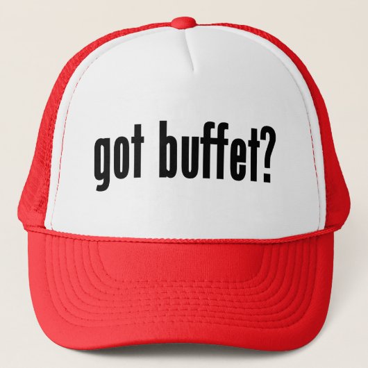 Heb je buffet? trucker pet (Voorkant)