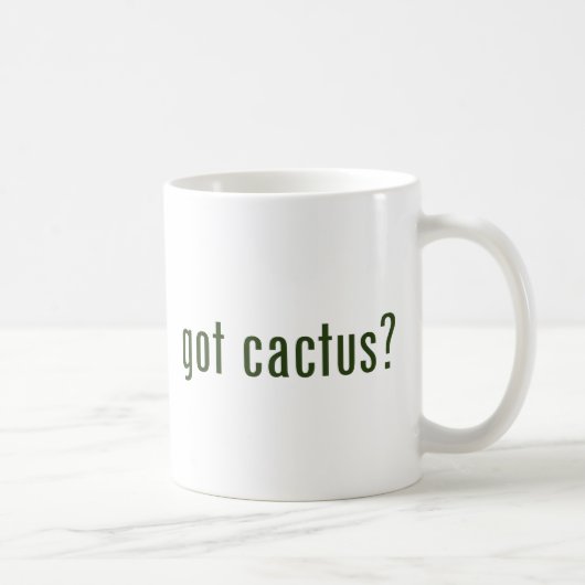 Heb je cactus? koffiemok (Rechts)