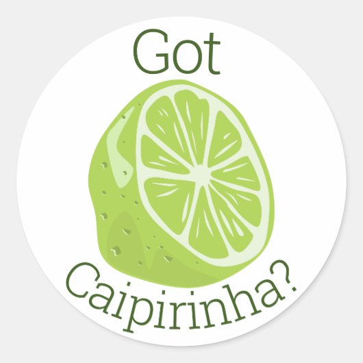 Heb je Caipirinha? Ronde Sticker (Voorkant)