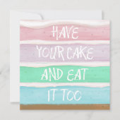 Heb je Cake Kaart (Voorkant)