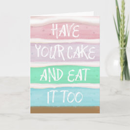 Heb je Cake Kaart