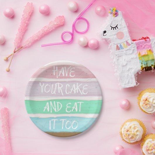 Heb je Cake Papieren Bordje (Feest)