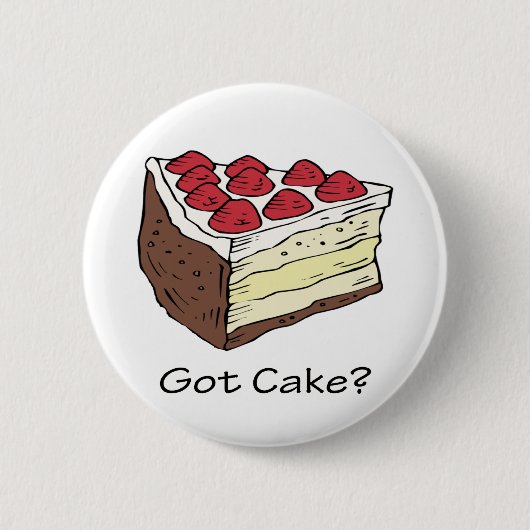 Heb je Cake? Ronde Button 5,7 Cm (Voorkant)