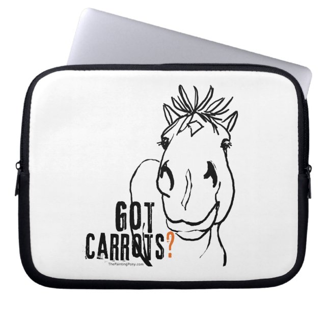 Heb je Carrots? Laptop Sleeve (Voorkant)