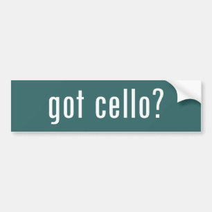 Heb je cello? bumpersticker