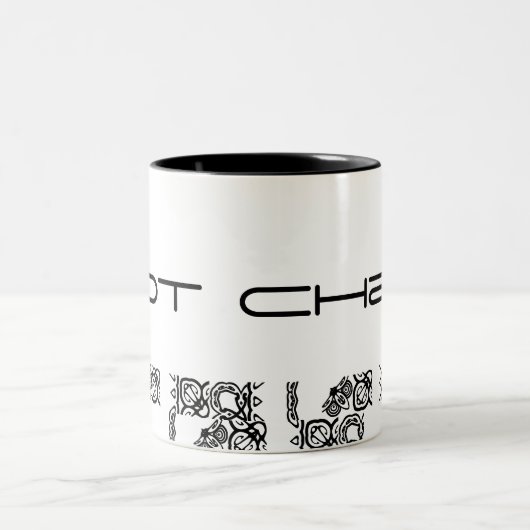 Heb je chai? tweekleurige koffiemok (Center)