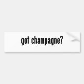 Heb je champagne? bumpersticker (Voorkant)