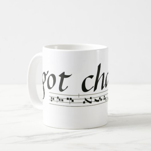 Heb je Chant? Koffiemok (Voorkant links)