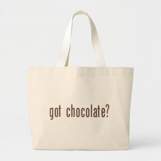 Heb je chocolade? grote tote bag