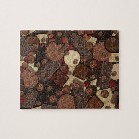 Heb je chocolade? legpuzzel (Horizontaal)