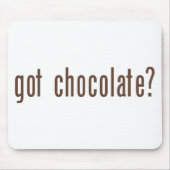 "Heb je chocolade?" Mousepad Muismat (Voorkant)