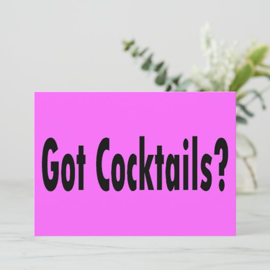 Heb je Cocktails? (Staand voorkant)