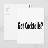 Heb je Cocktails? Briefkaart (Voorkant / Achterkant)
