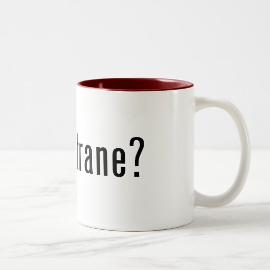 Heb je coltrane? tweekleurige koffiemok (Rechts)