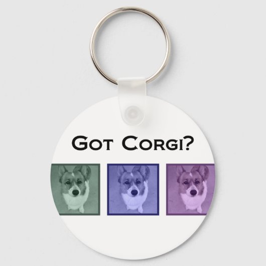 Heb je Corgi? Cute Corgis Sleutelhanger (Achterkant)