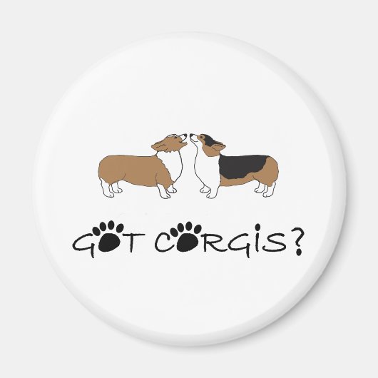 Heb je Corgis? Magneet (Voorkant)