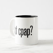 Heb je CPAP? KoffieMok Tweekleurige Koffiemok (Voorkant links)