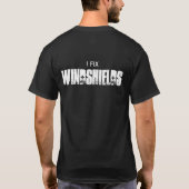 Heb je Crack? ("I Fix Windshields" op achterzijde) T-shirt (Achterkant)