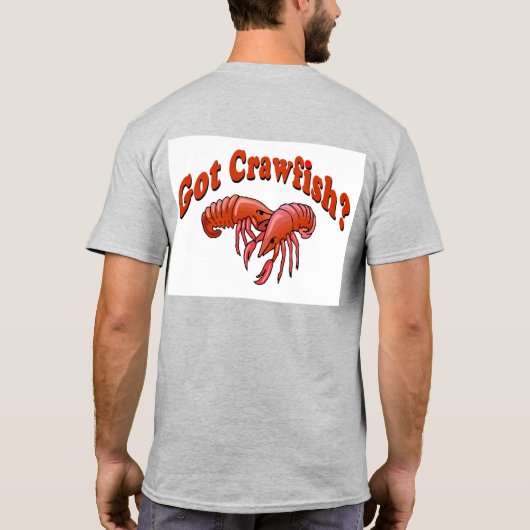 Heb je Crawfish? T-shirt (Achterkant)
