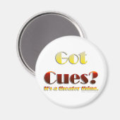 Heb je Cues? (Alleen tekst) Magneet (Voorkant / Achterkant)
